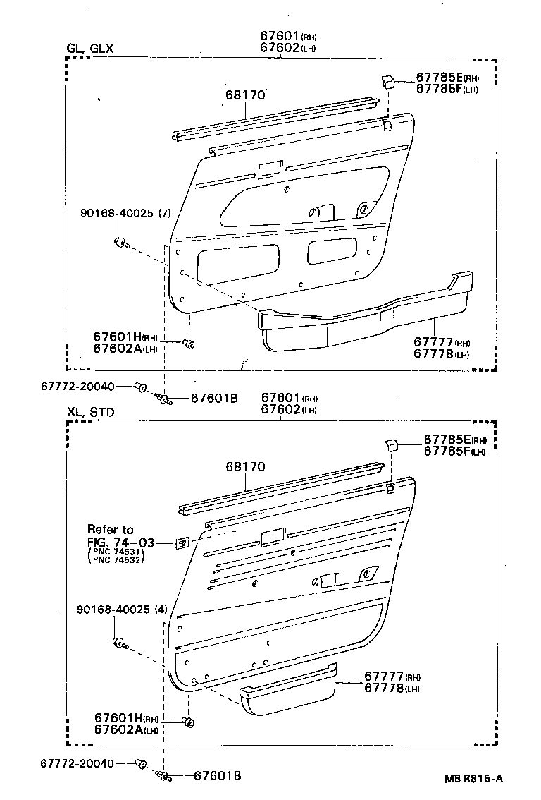 67780-91602-06 POCKET, FRONT DOOR TRIM, LH product image