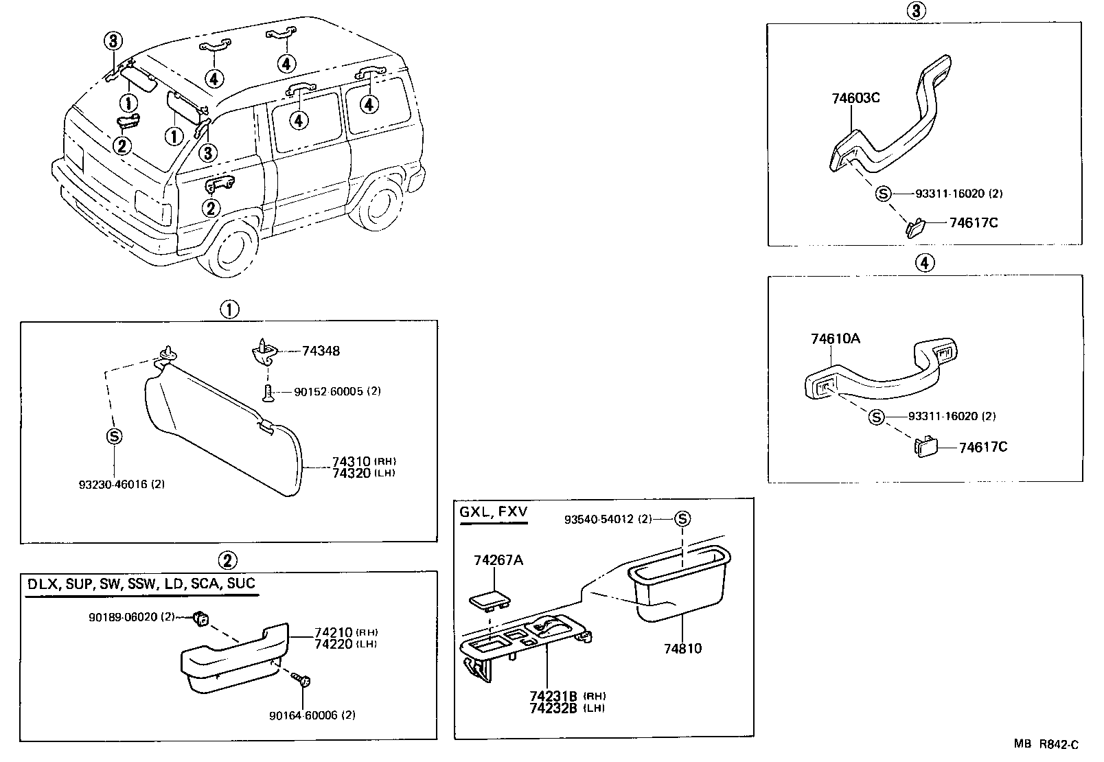 74232-87002-06 PANEL, DOOR ARMREST BASE, LH product image