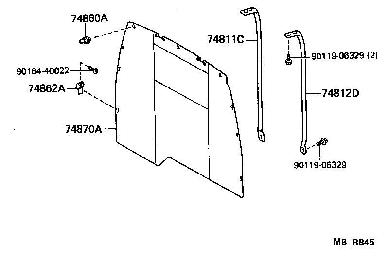 74870-95738 CURTAIN ASSY, SEPARATOR product image