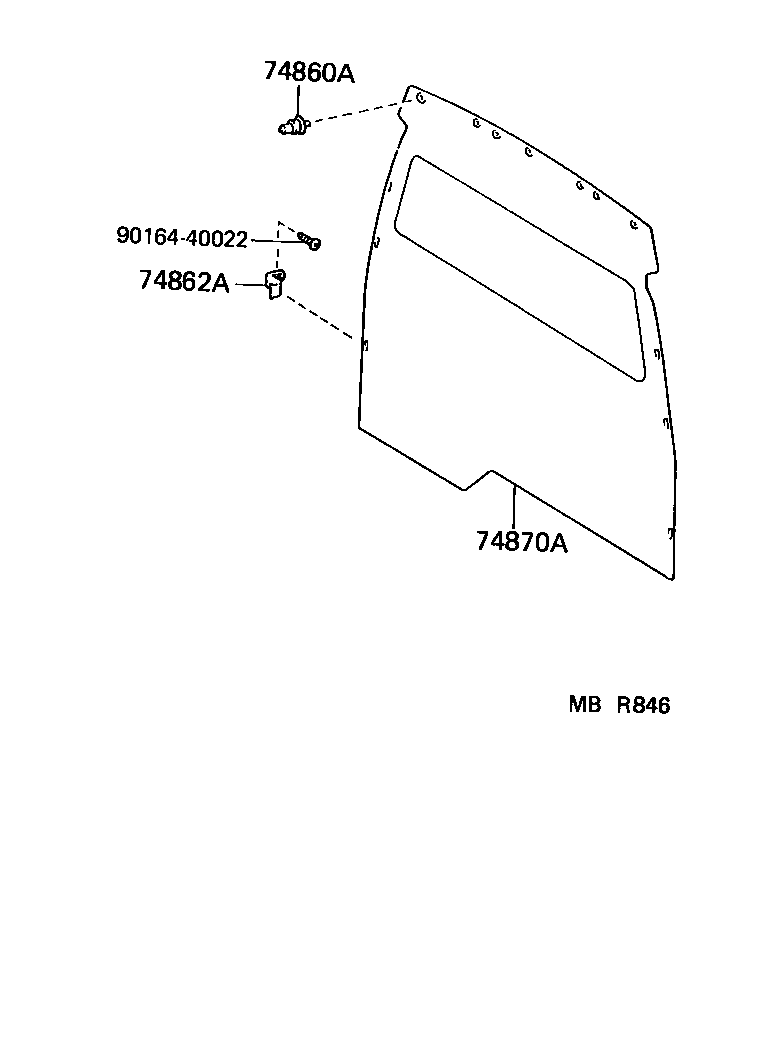 74870-95727 CURTAIN ASSY, SEPARATOR product image