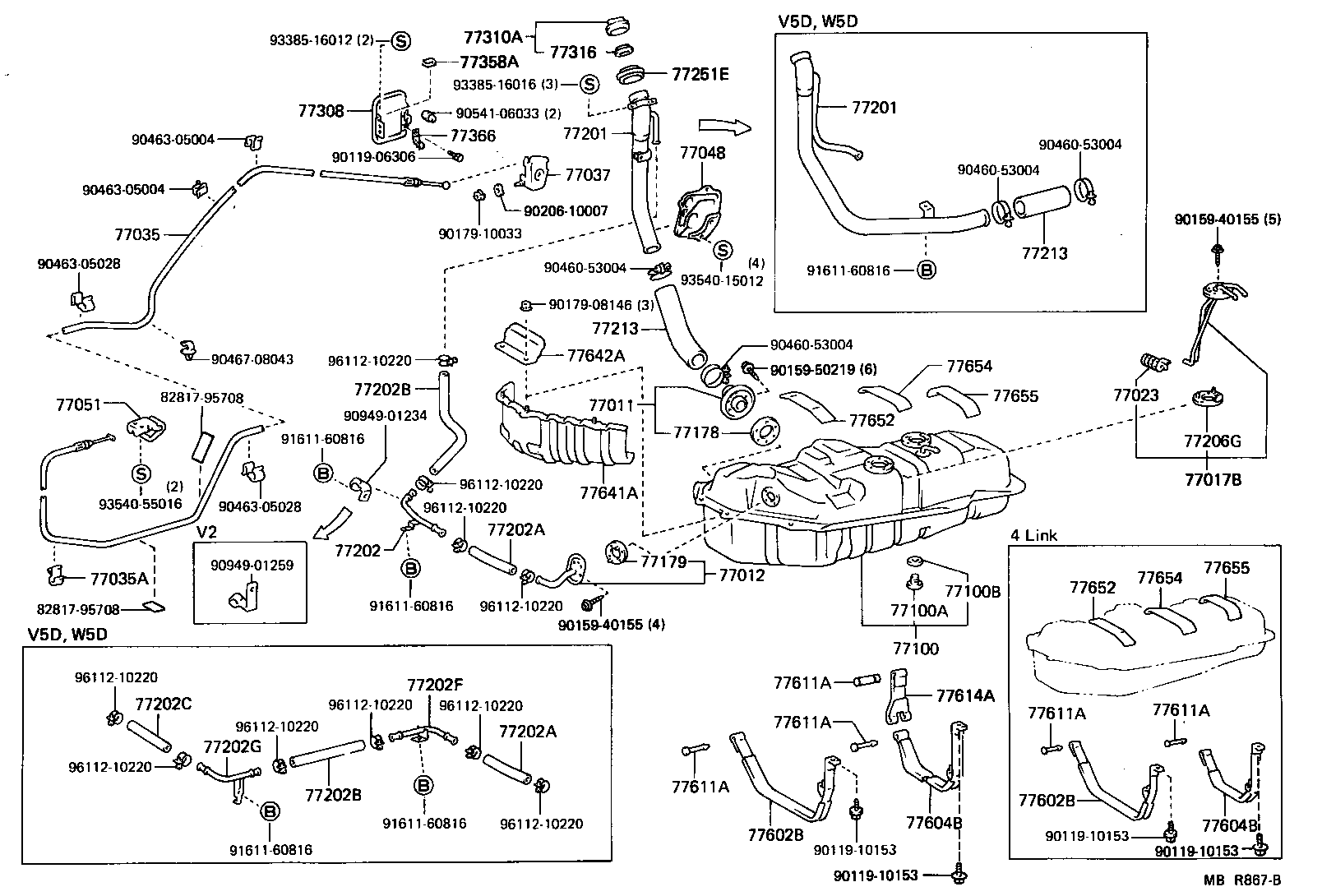 77263-27120 TUBE, FUEL EMISSION, NO.1 product image