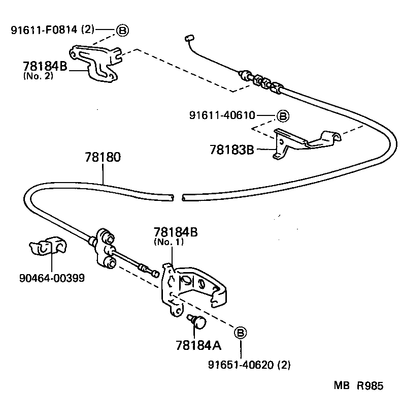 78180-90K02 WIRE ASSY, ACCELERATOR product image