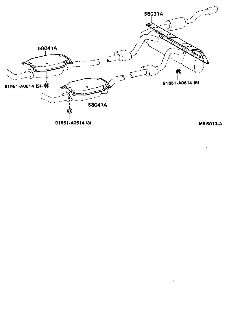 58041-40010 INSULATOR SUB-ASSY, FRONT FLOOR HEAT, NO.1 product image