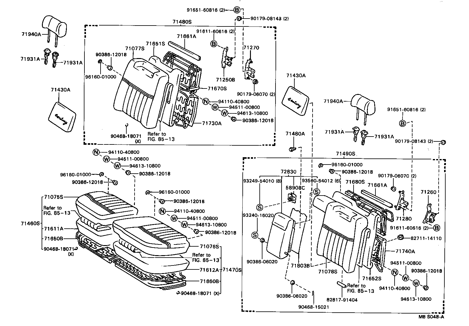 71260-40010 BRACKET ASSY, SEAT, OUTER LH product image
