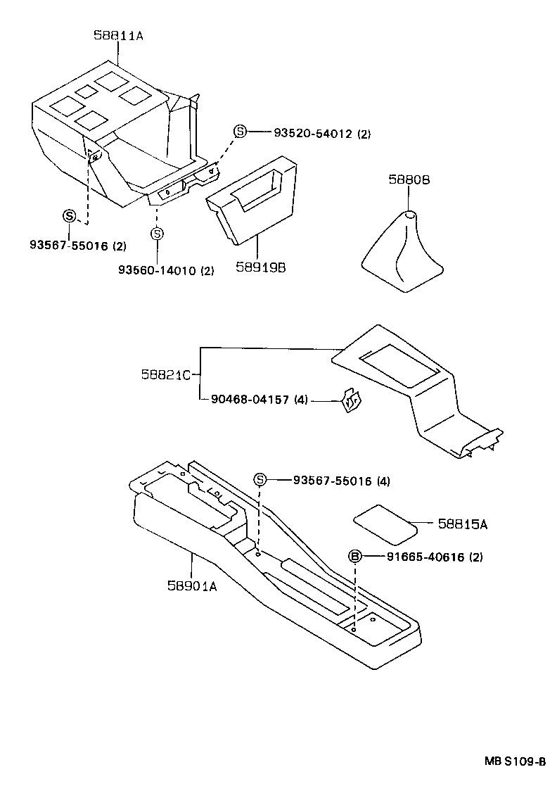 58808-20060-06 COVER SUB-ASSY, SHIFTING HOLE product image