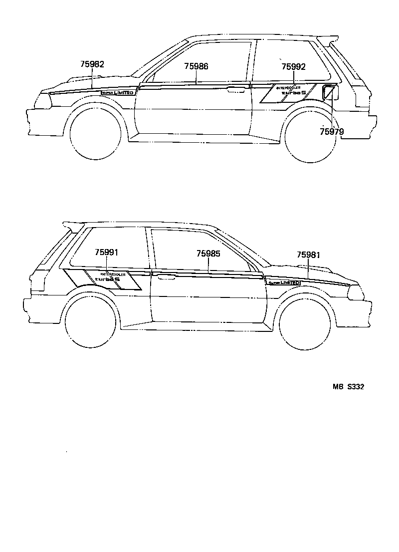 75946-10020 STRIPE, REAR BODY BACK, RH product image