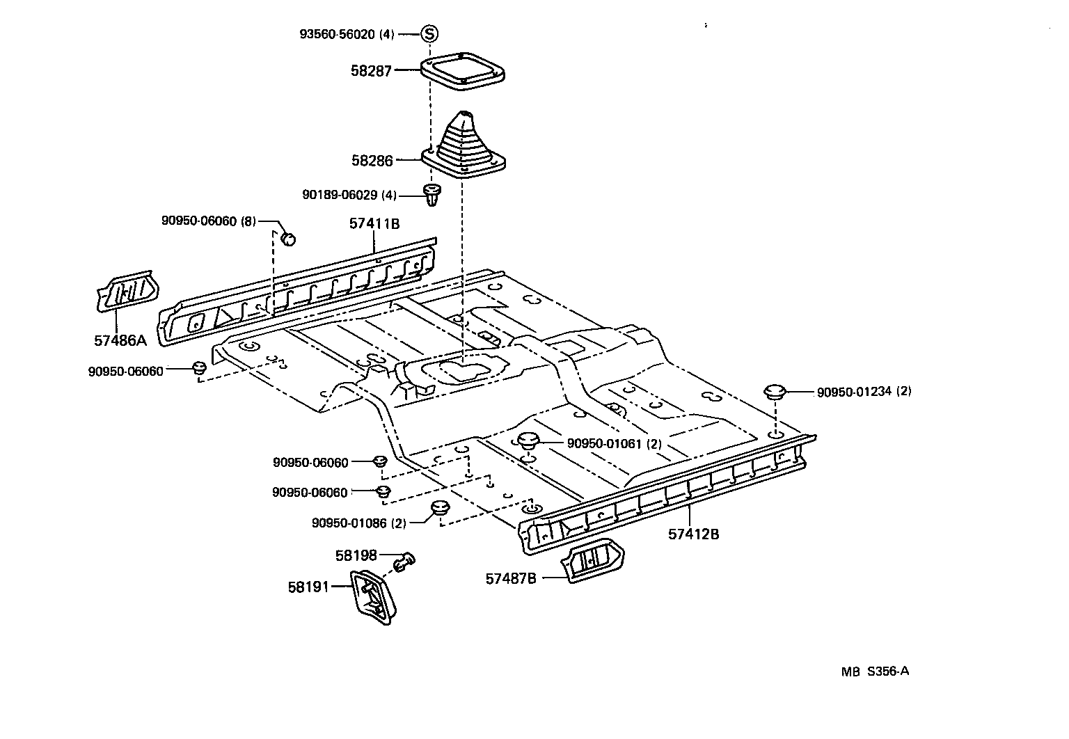 58111-89348 PAN, FRONT FLOOR product image