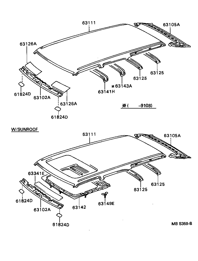 63111-35120 PANEL, ROOF product image