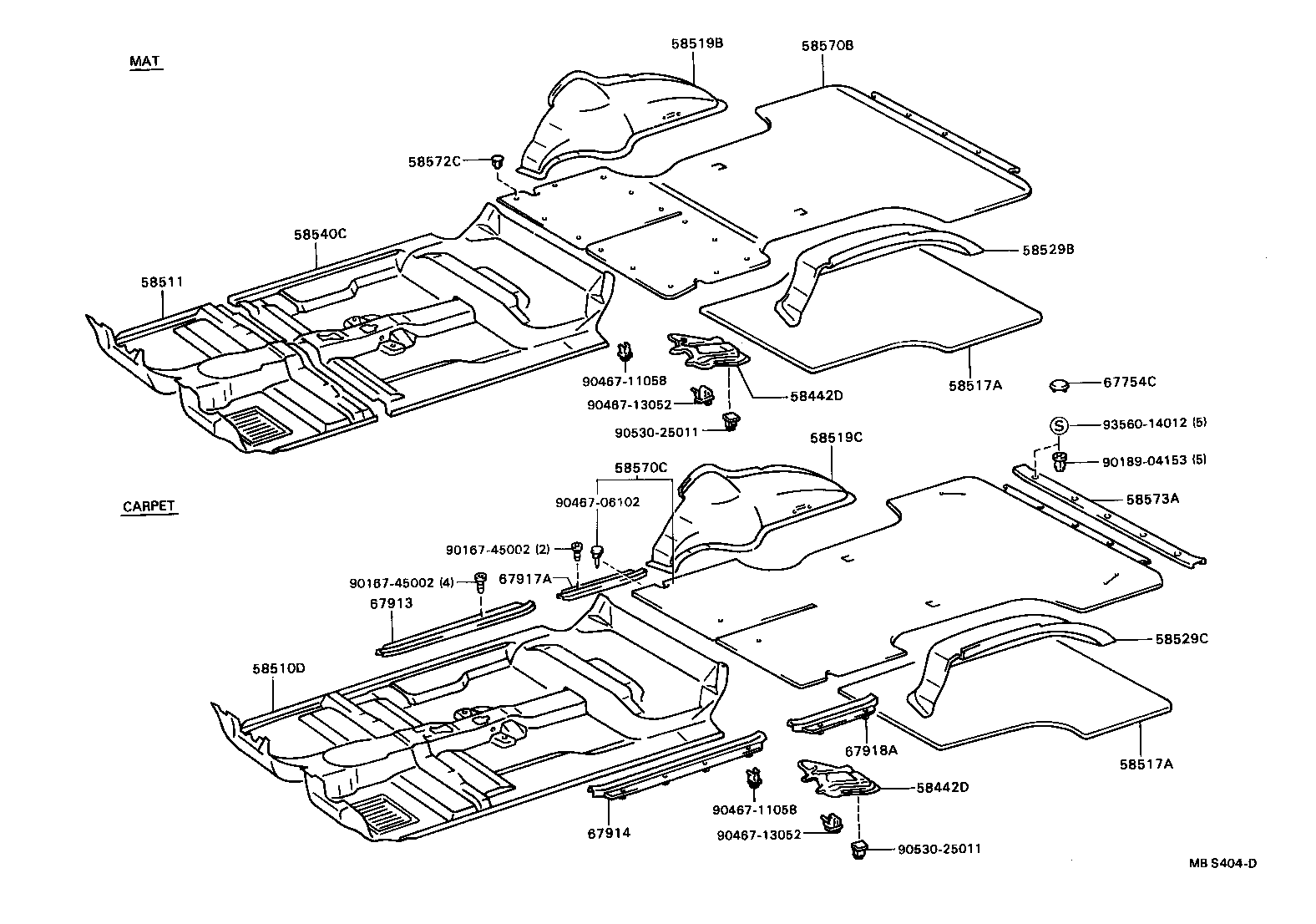 58510-89348-06 MAT, FLOOR, FRONT product image