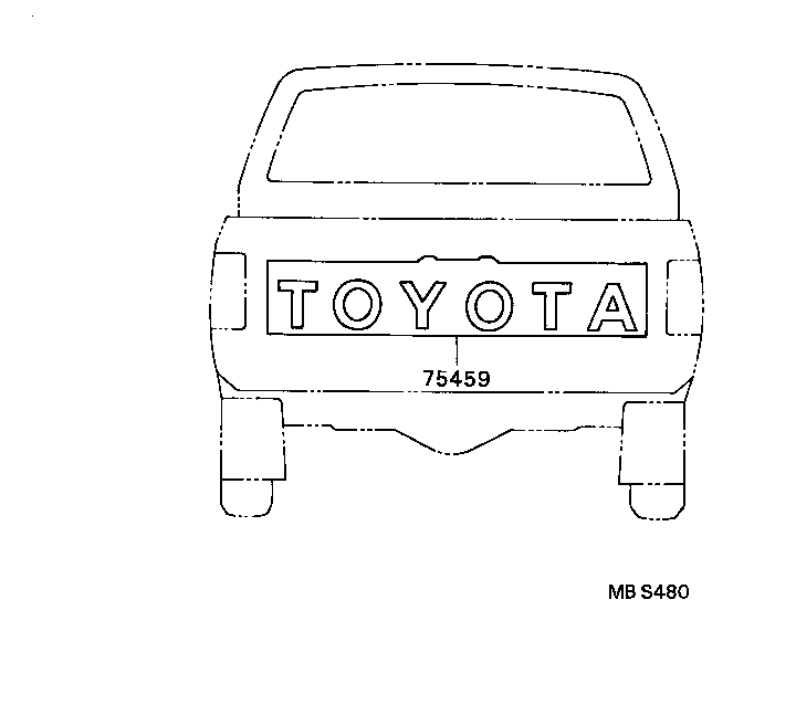75379-89102 MARK, SIDE PANEL product image
