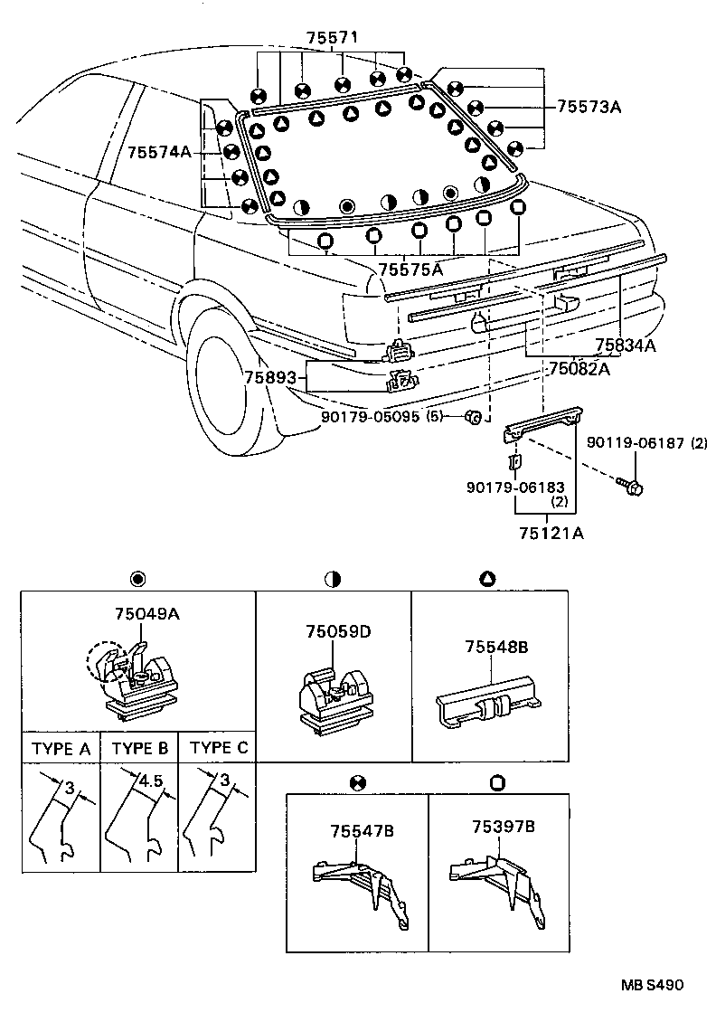 75082-32130 PANEL SUB-ASSY, LUGGAGE DOOR FINISH product image