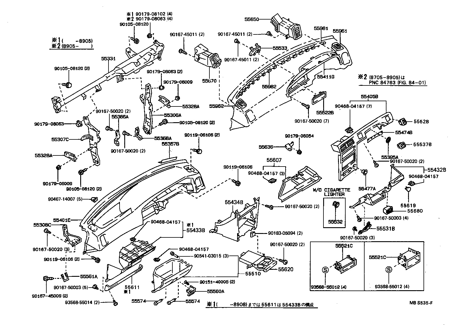 55620-12010-01 HOLDER ASSY, INSTRUMENT PANEL CUP product image