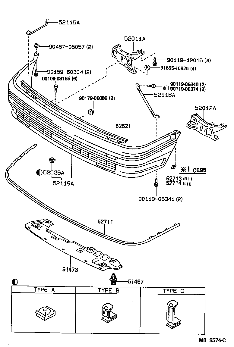 52021-12180 REINFORCEMENT SUB-ASSY, FRONT BUMPER product image