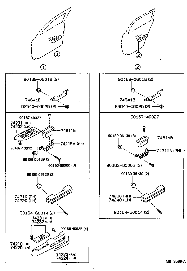 74310-12830-03 VISOR ASSY, RH product image