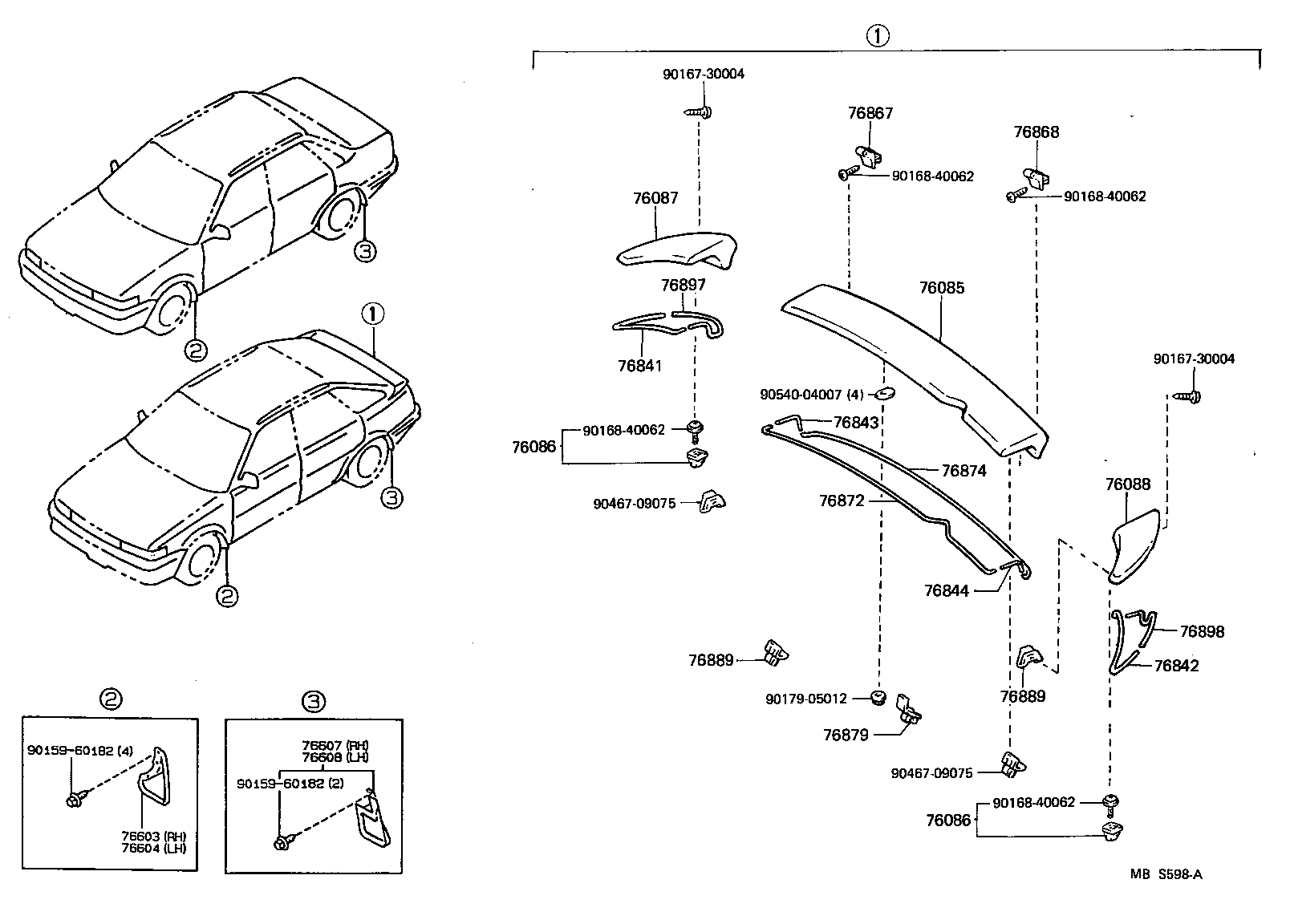 90202-10019 PROTECTOR, REAR SPOILER, NO.4 product image