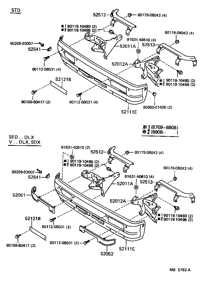 52712-30040 MOULDING, FRONT BUMPER SIDE, RH product image