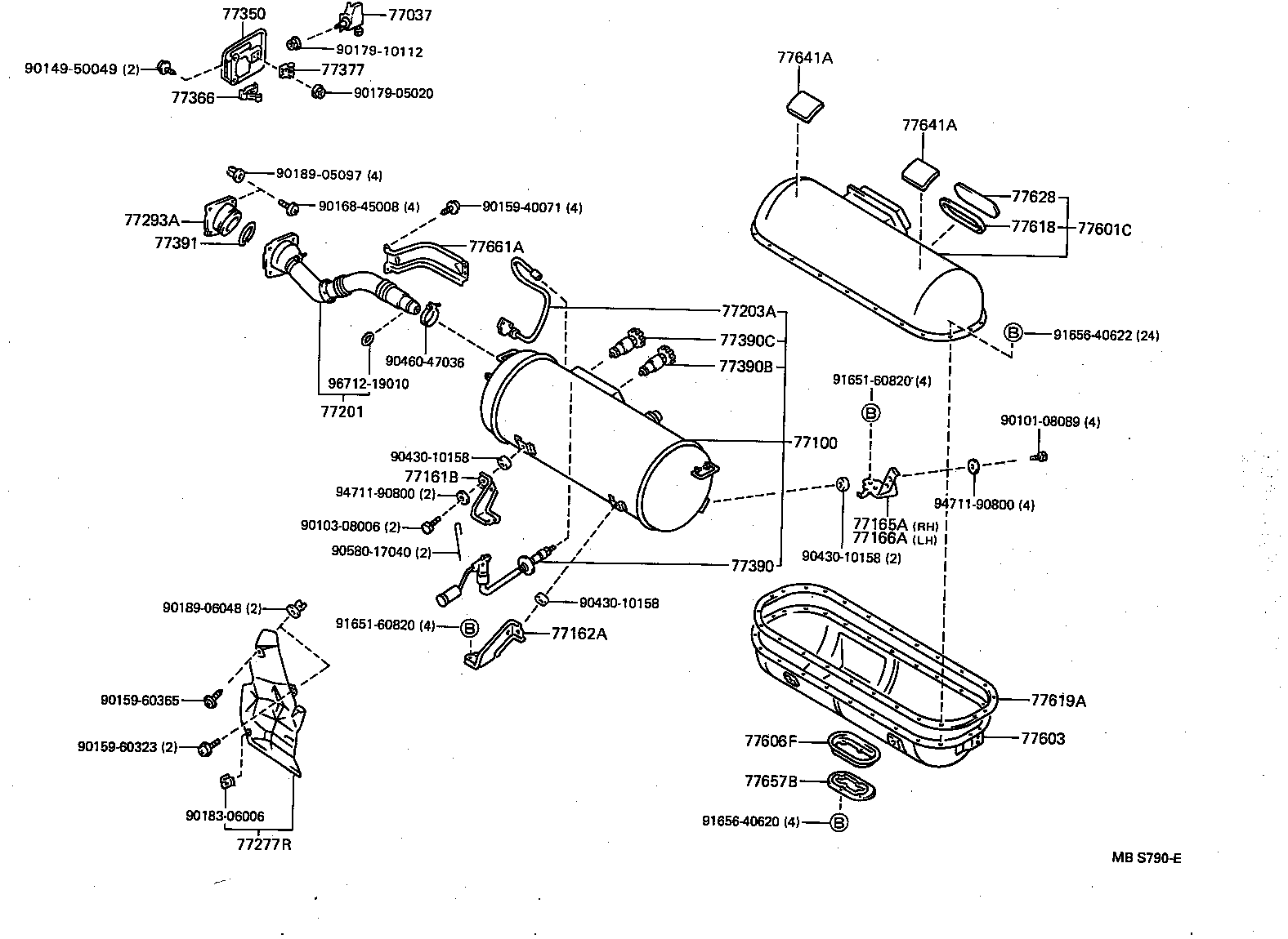 77641-91601 PROTECTOR, FUEL TANK, NO.1 product image