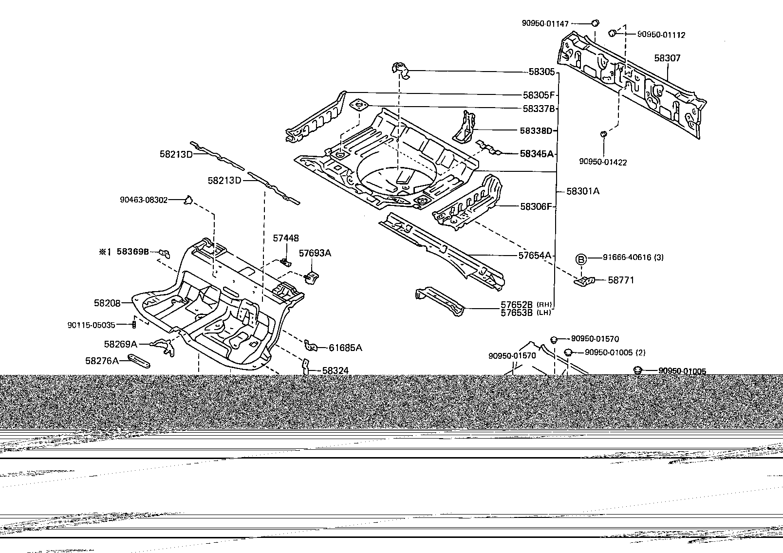 47351-30220 BRACKET, FLEXIBLE HOSE product image