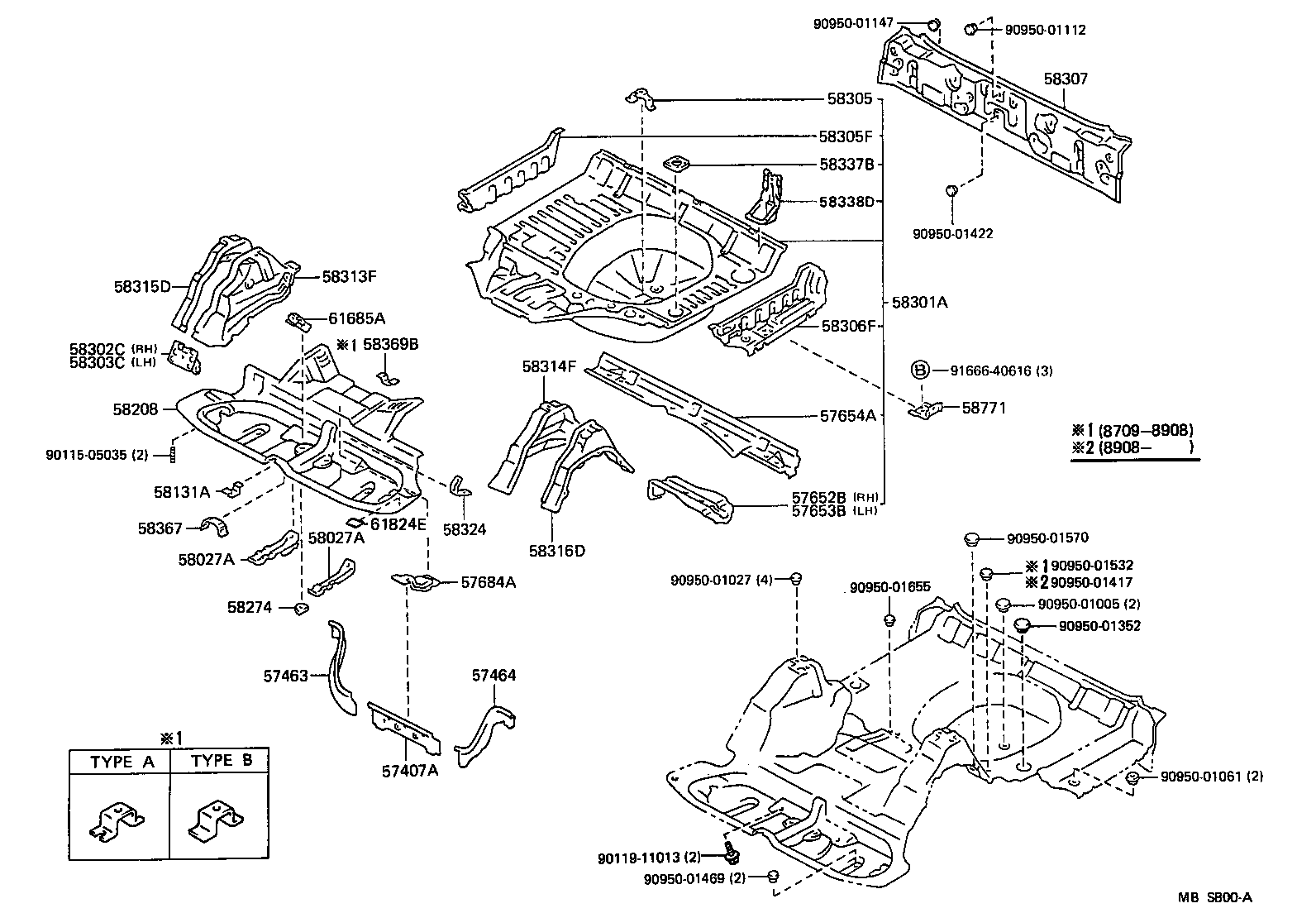 47351-30220 BRACKET, FLEXIBLE HOSE product image
