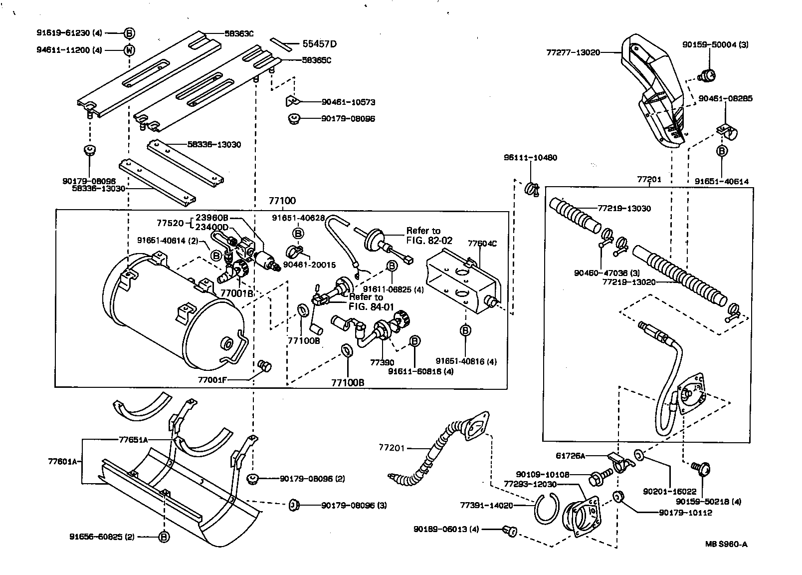 77267-12080 PROTECTOR, FUEL TUBE, NO.2 product image