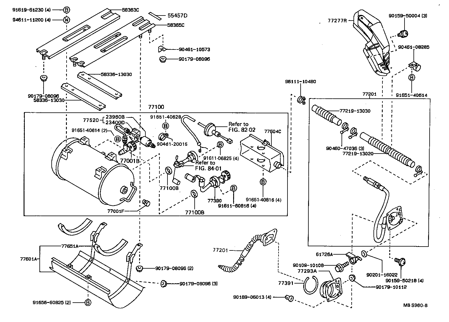 23271-11010 HOSE, FUEL, NO.1(FOR RETURN TUBE, NO.1) product image