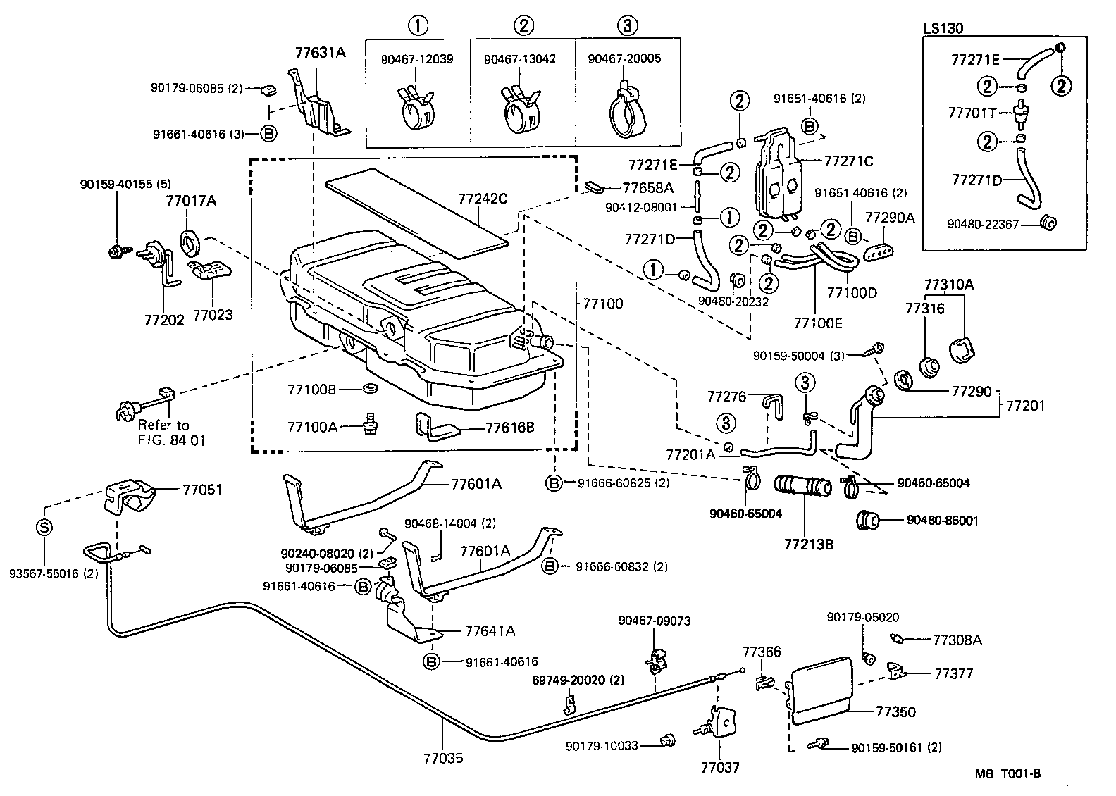 77017-30160 TUBE SUB-ASSY, FUEL AND EVAPORATION VENT product image