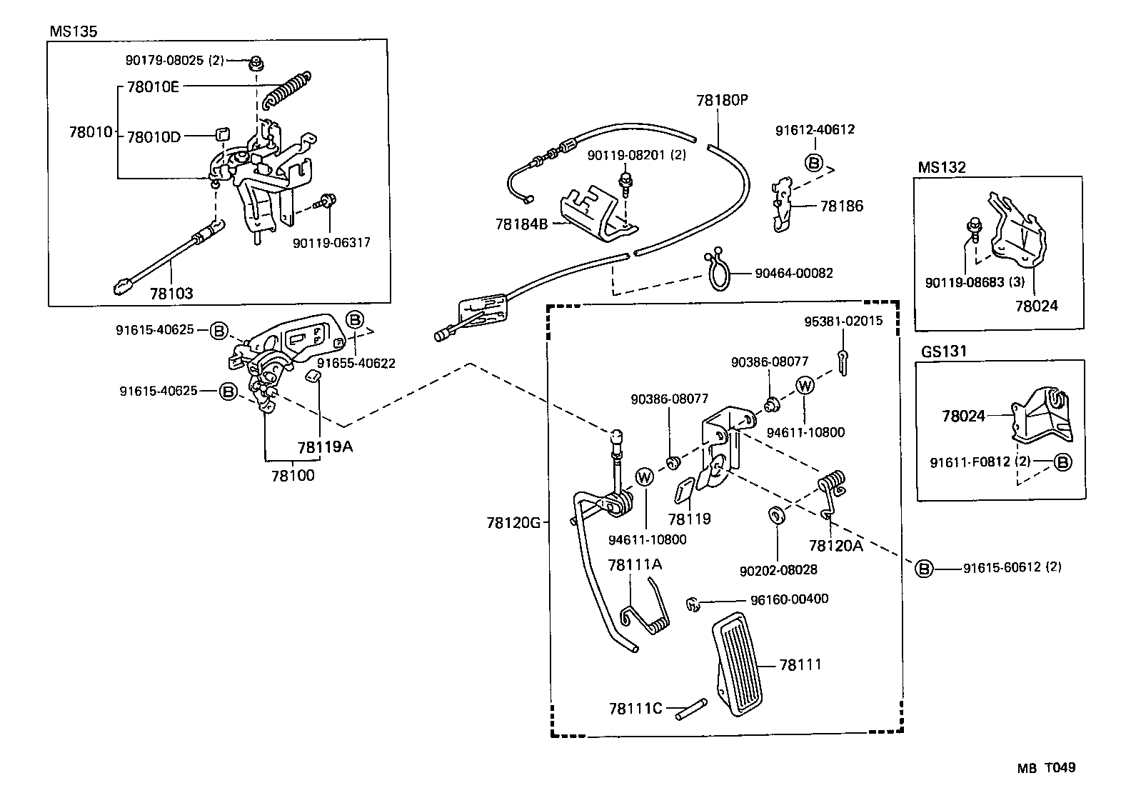 90508-18066 SPRING, COMPRESSION (FOR ACCELERATOR LINK ROD) product image