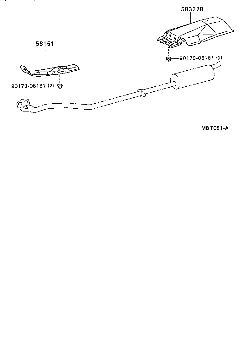Toyota 58151-89118 INSULATOR, FRONT FLOOR HEAT, NO.1