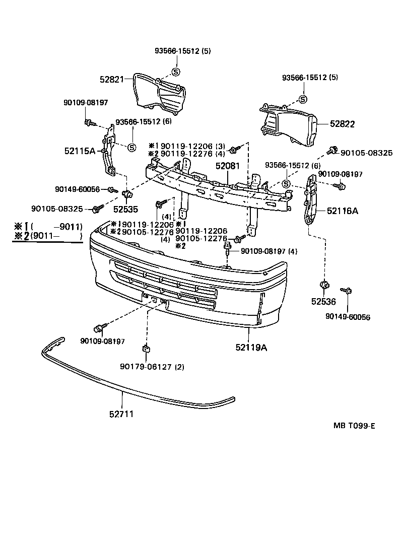 52081-95J05 STAY SUB-ASSY, FRONT BUMPER product image