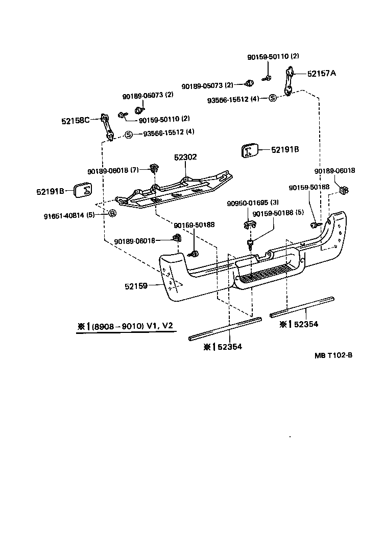 52166-95J01 EXTENSION, REAR BUMPER, LH product image