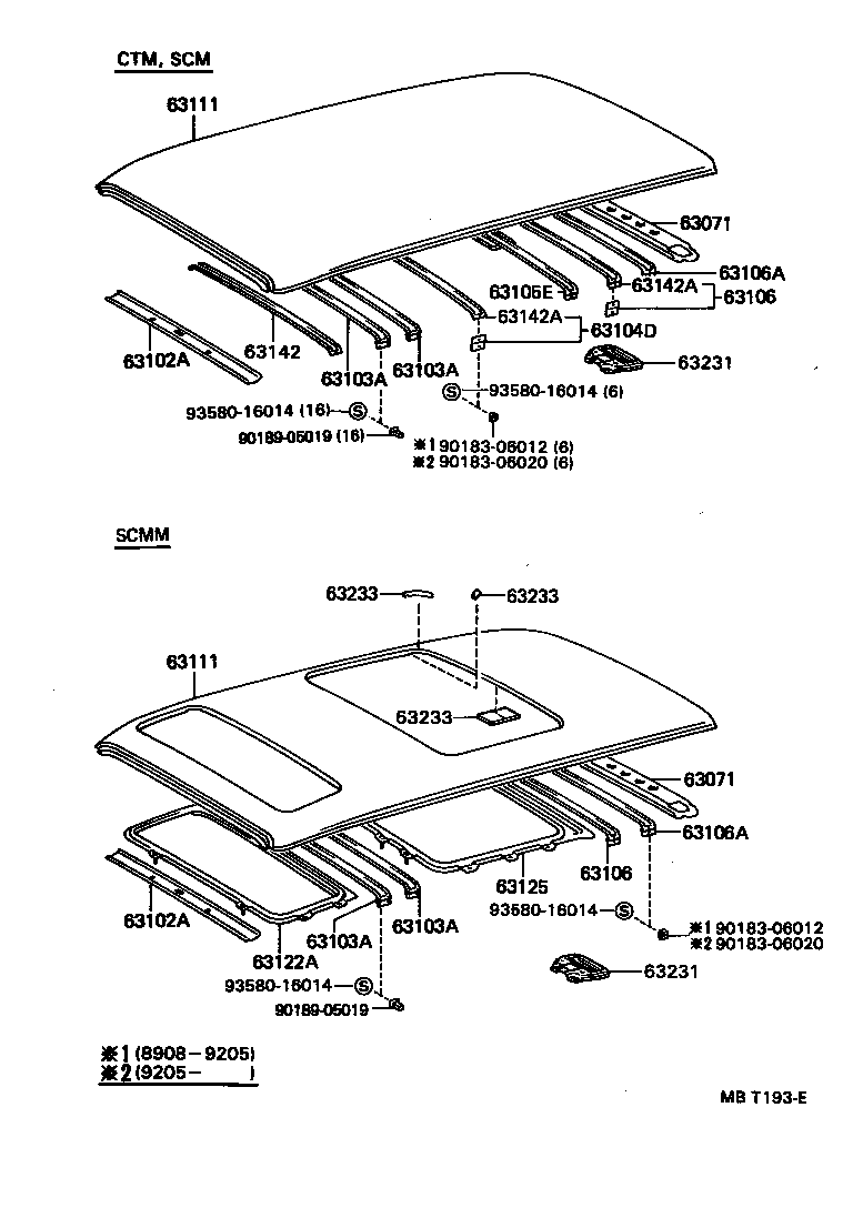 63043-26020 REINFORCEMENT SUB-ASSY, ROOF PANEL product image