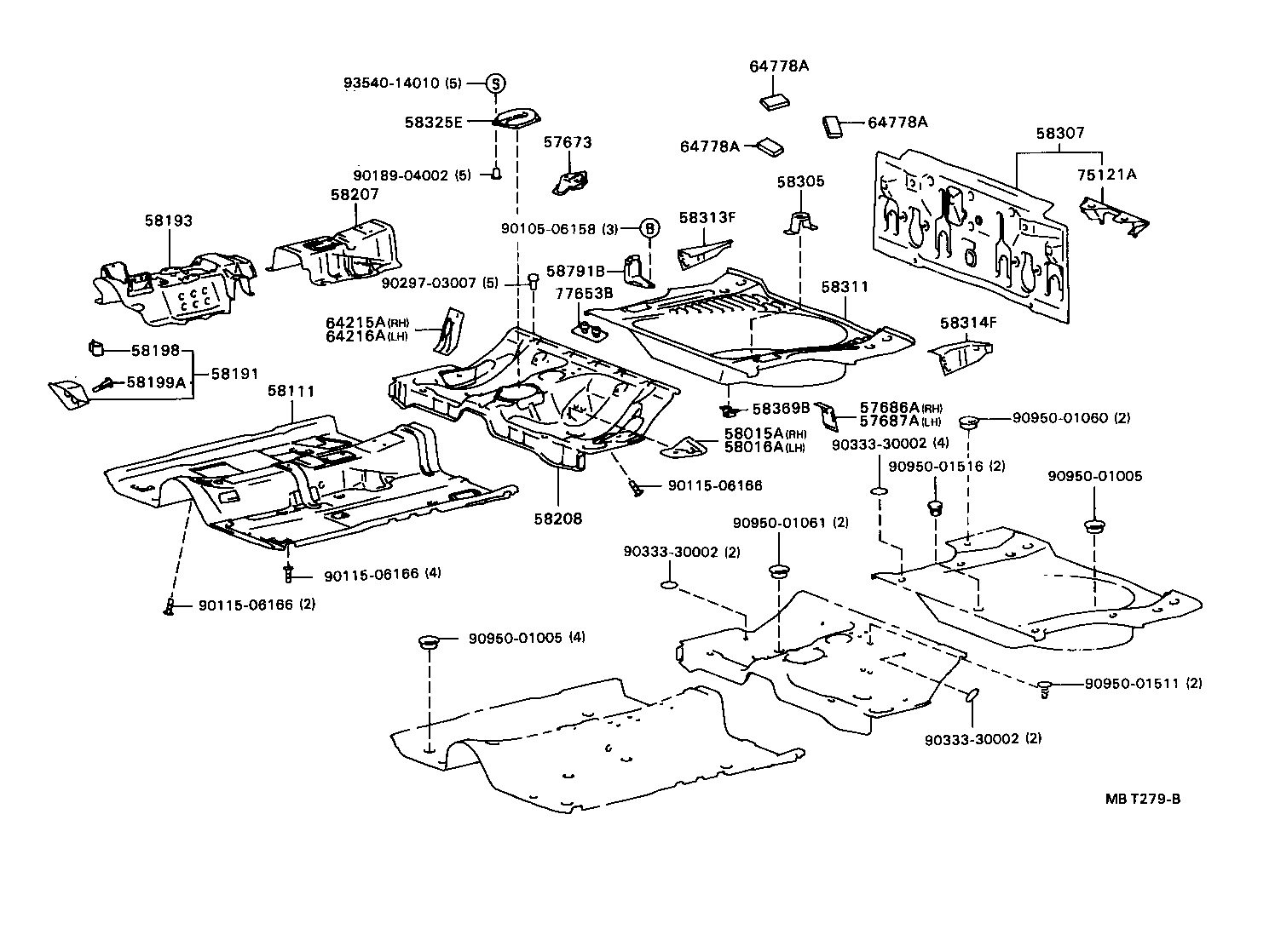 57673-20080 BRACKET, REAR SEAT BACK HINGE MOUNTING product image