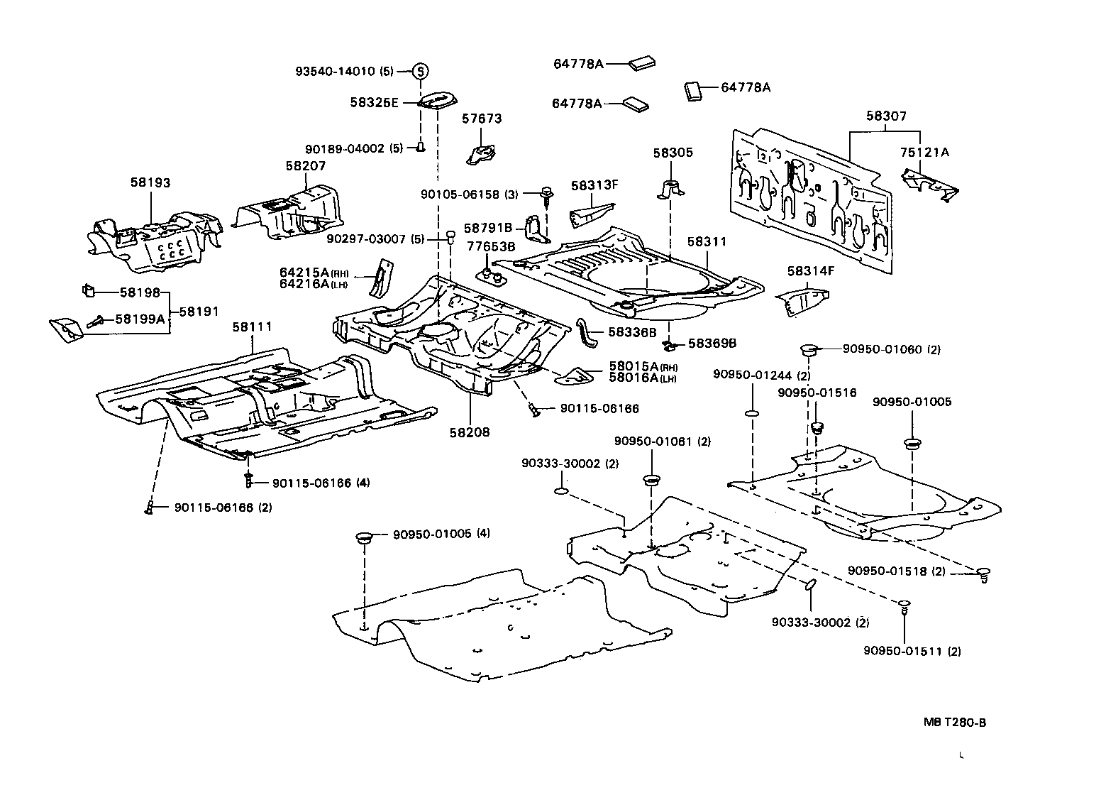 57673-20080 BRACKET, REAR SEAT BACK HINGE MOUNTING product image