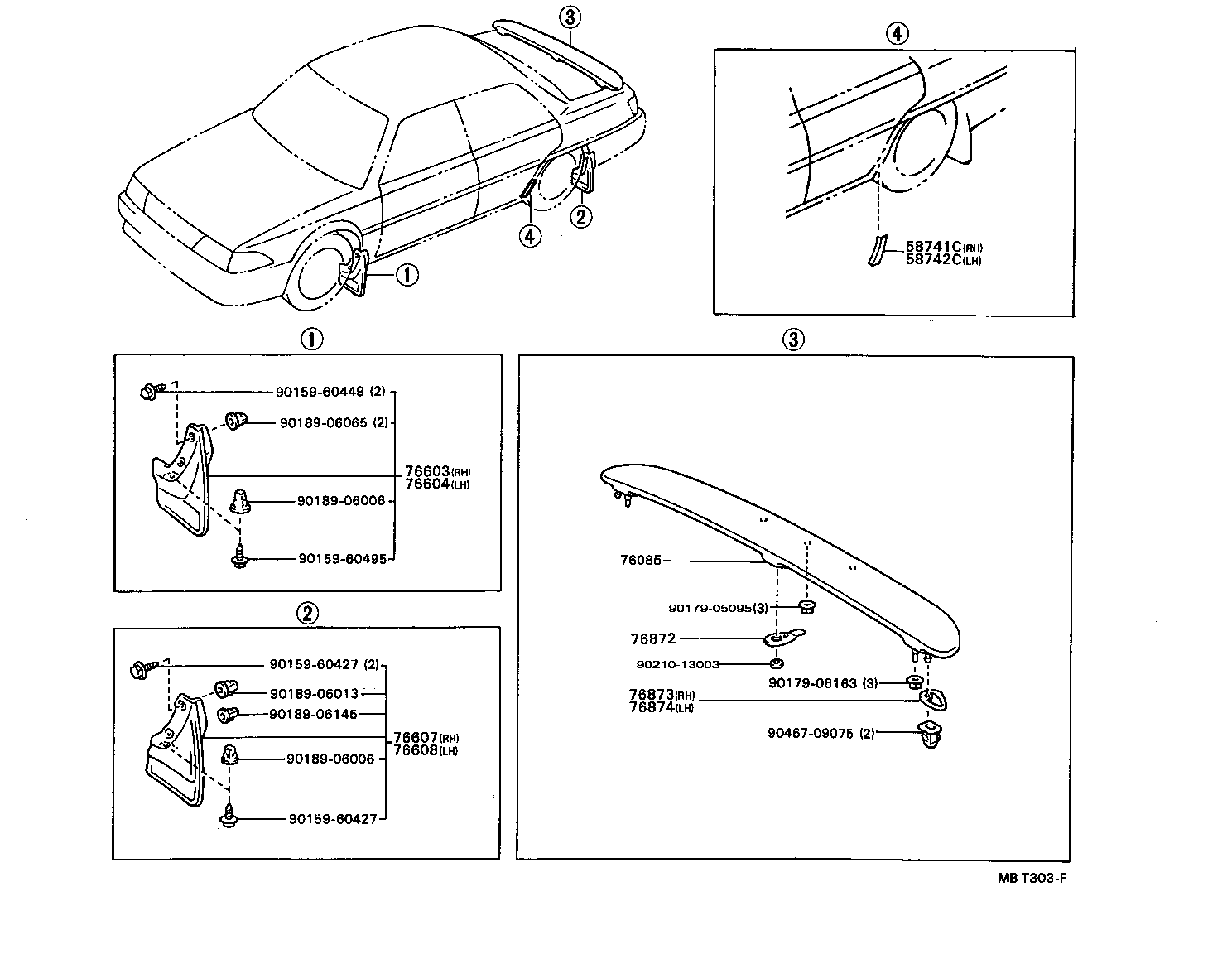 58741-20090 PROTECTOR, QUARTER PANEL, RH product image