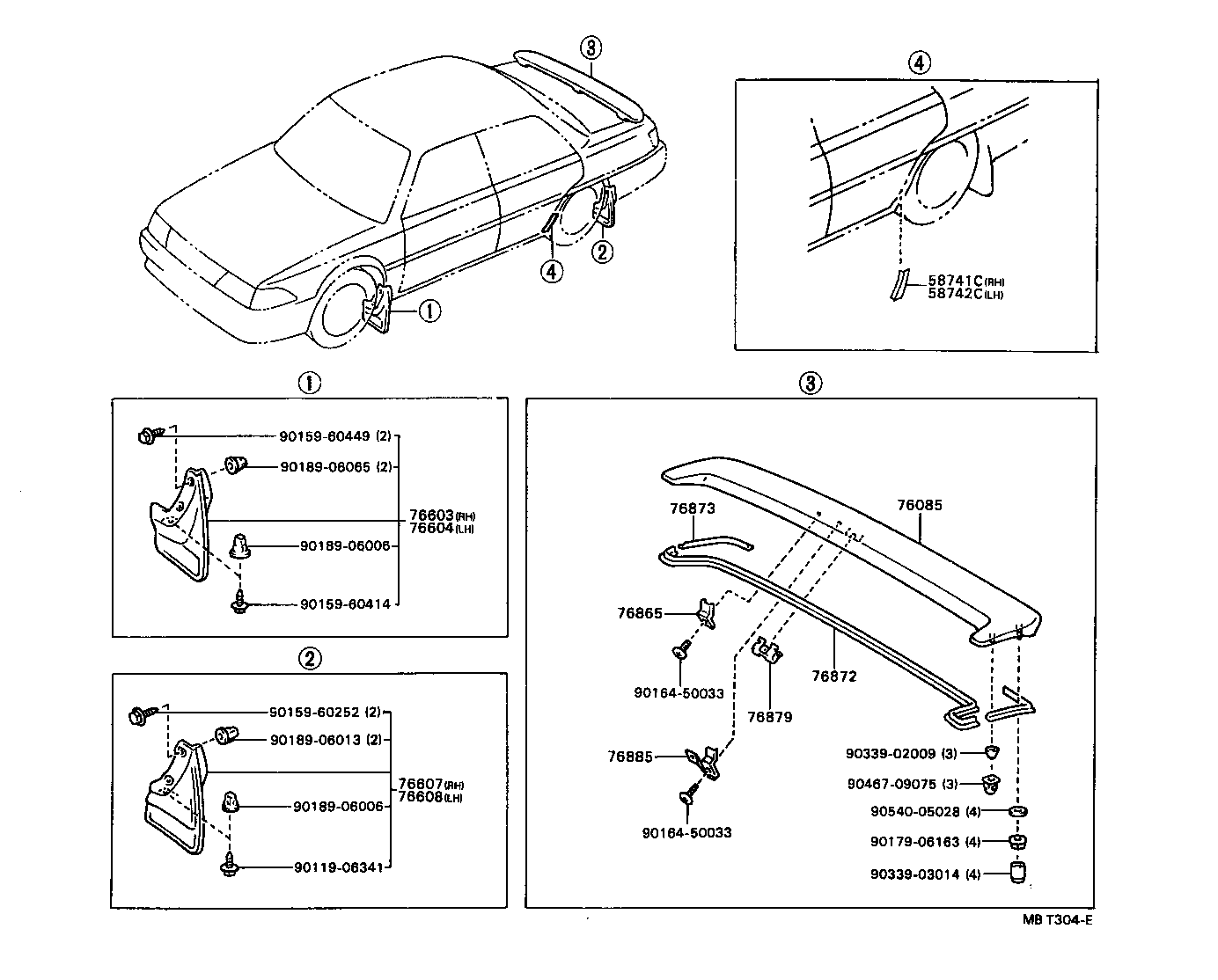 76085-20908 SPOILER SUB-ASSY, REAR product image