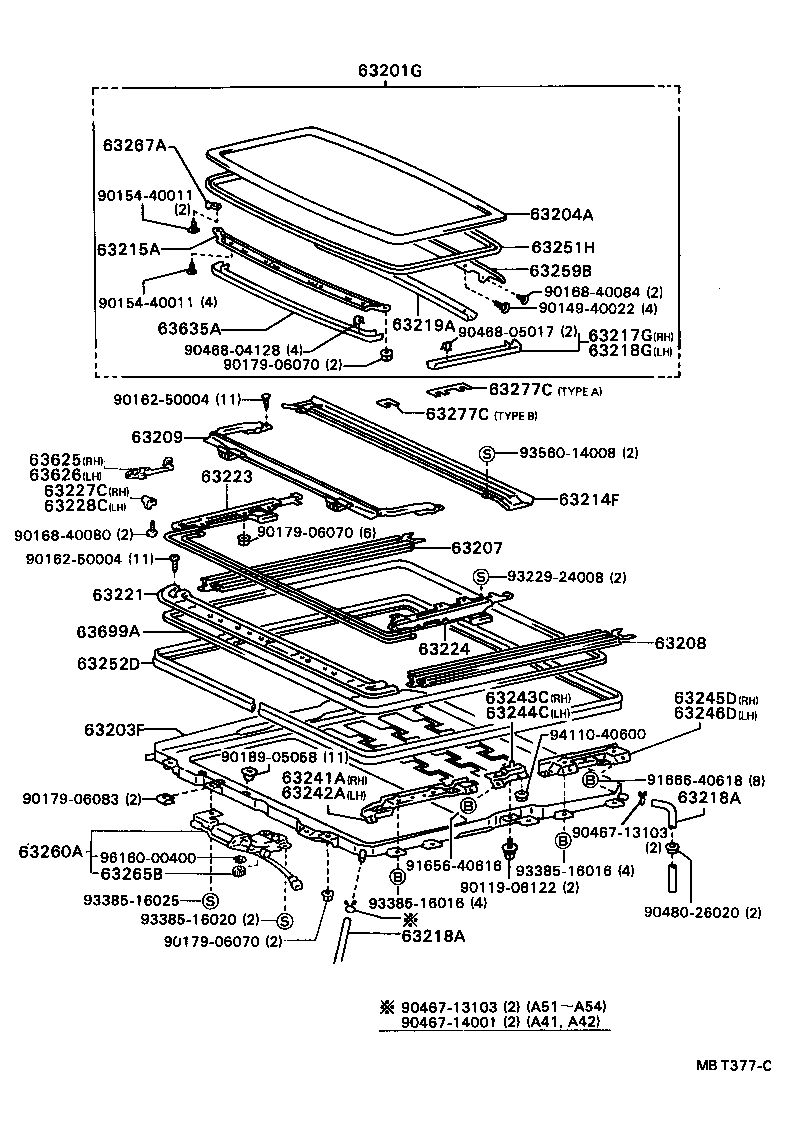 63111-20440 PANEL, ROOF product image