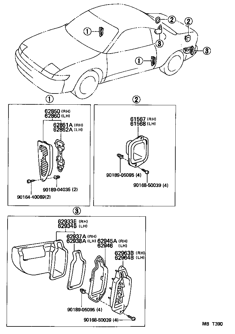 62860-20060 VALVE ASSY, ROOM PRESSURE RELIEF, LH product image