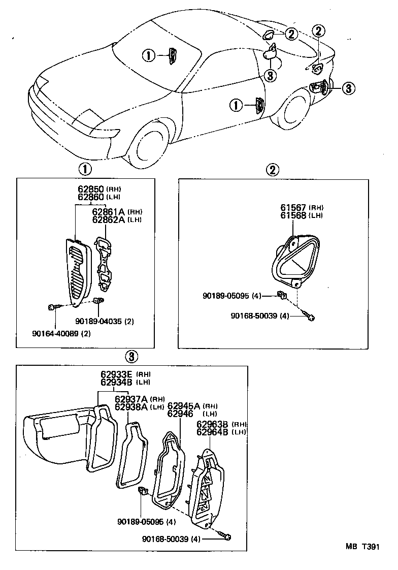 62860-20060 VALVE ASSY, ROOM PRESSURE RELIEF, LH product image