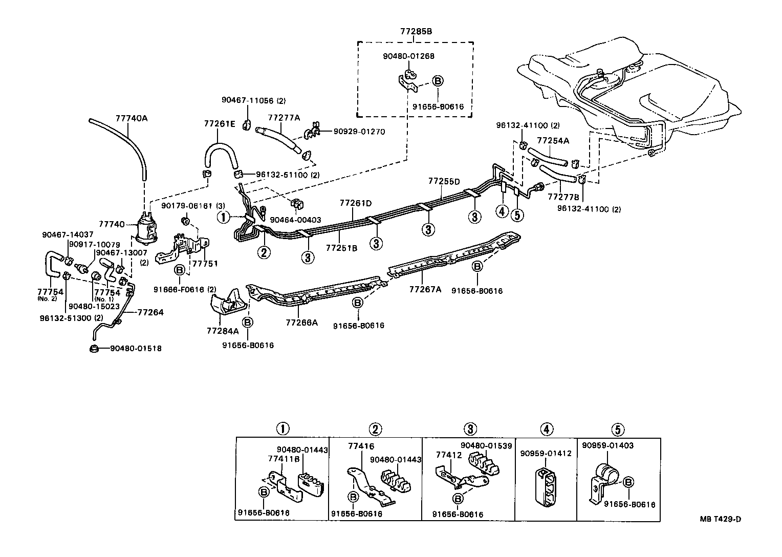 77261-20300 TUBE, FUEL TANK TO CANISTER product image