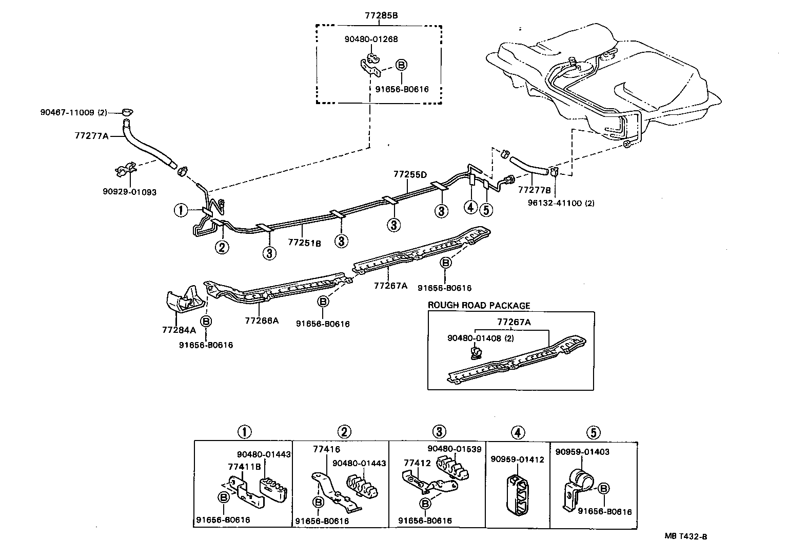 77631-20060 PROTECTOR, FUEL TANK, LOWER CENTER product image