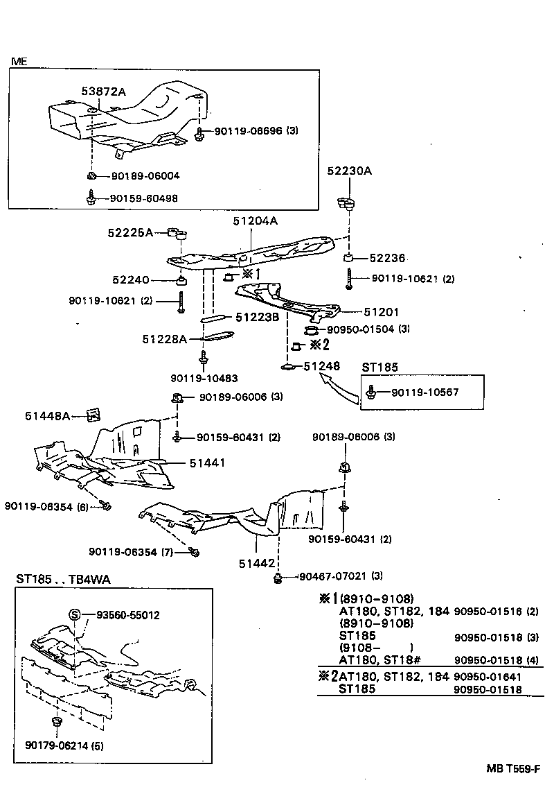 51441-20190 COVER, ENGINE UNDER, NO.1 product image