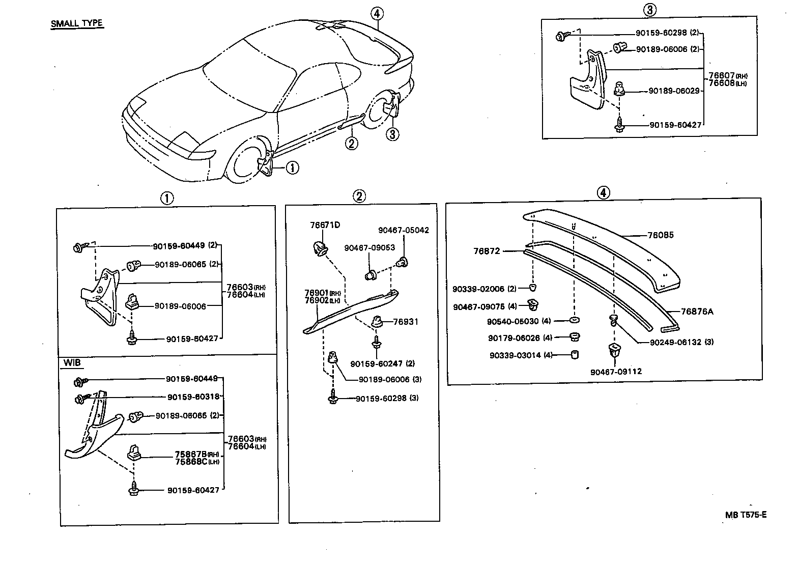 76085-20902 SPOILER SUB-ASSY, REAR product image
