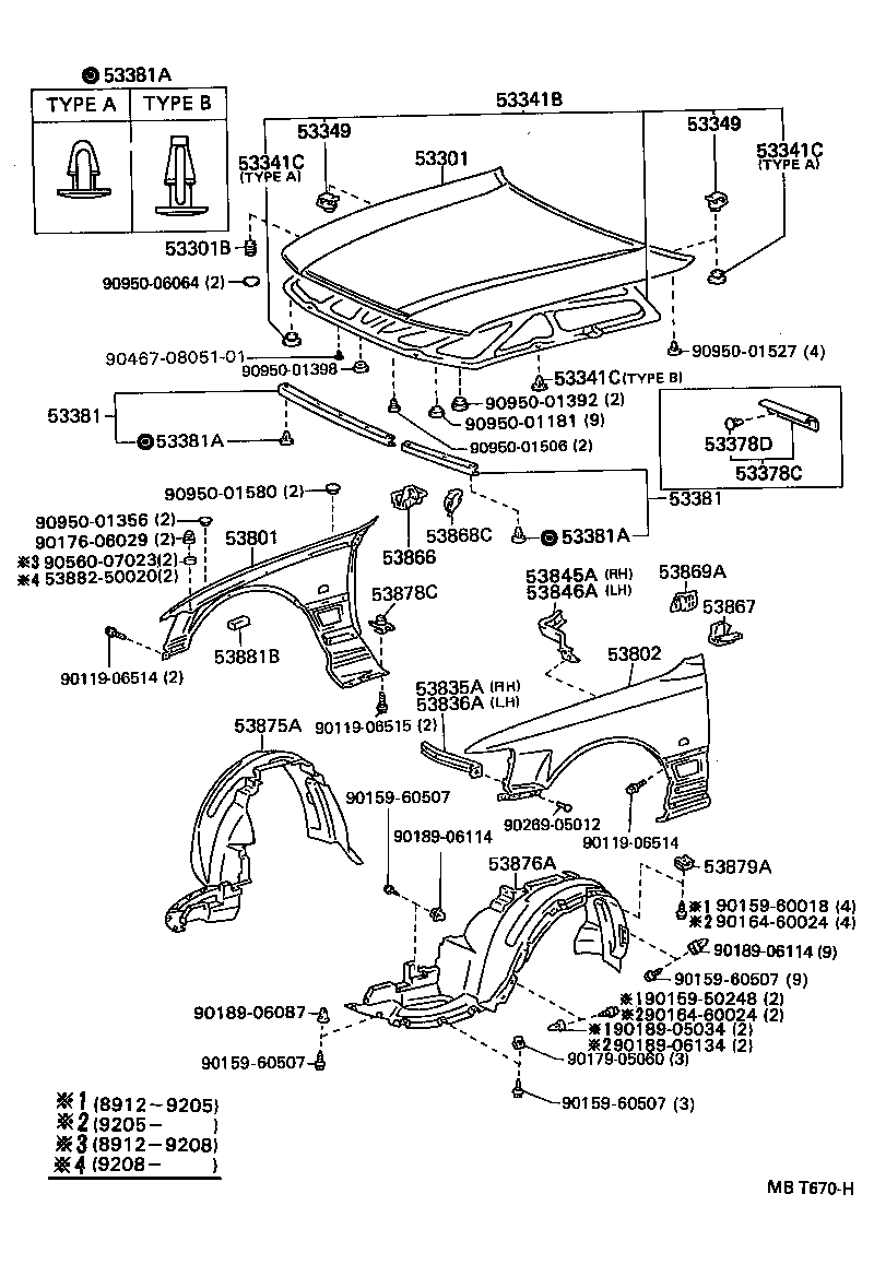 53802-50020 FENDER SUB-ASSY, FRONT LH product image