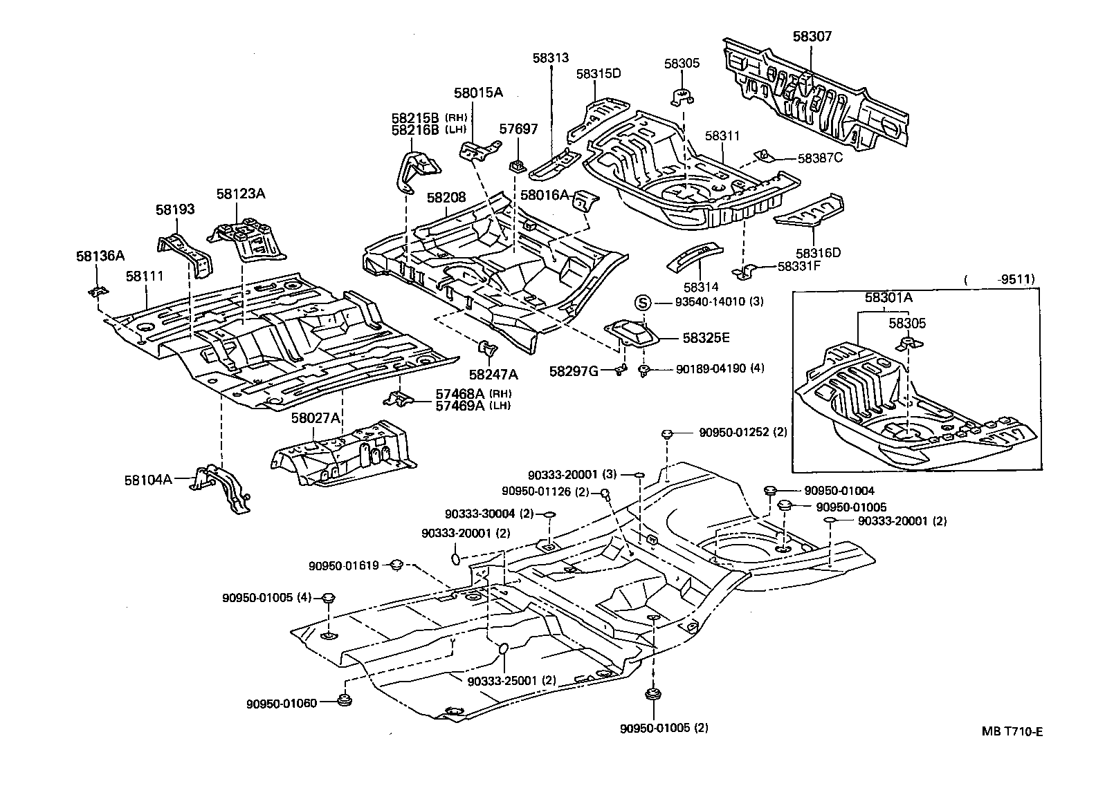 58136-12020 COVER, FRONT FLOOR SERVICE HOLE product image