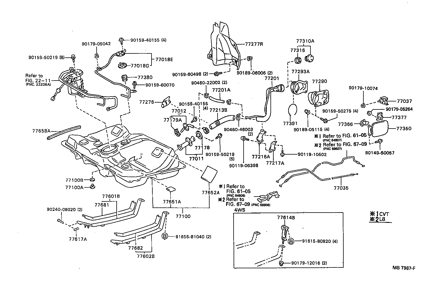 77261-20300 TUBE, FUEL TANK TO CANISTER product image