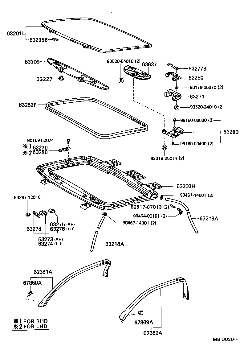 63101-17140 PANEL SUB-ASSY, ROOF product image