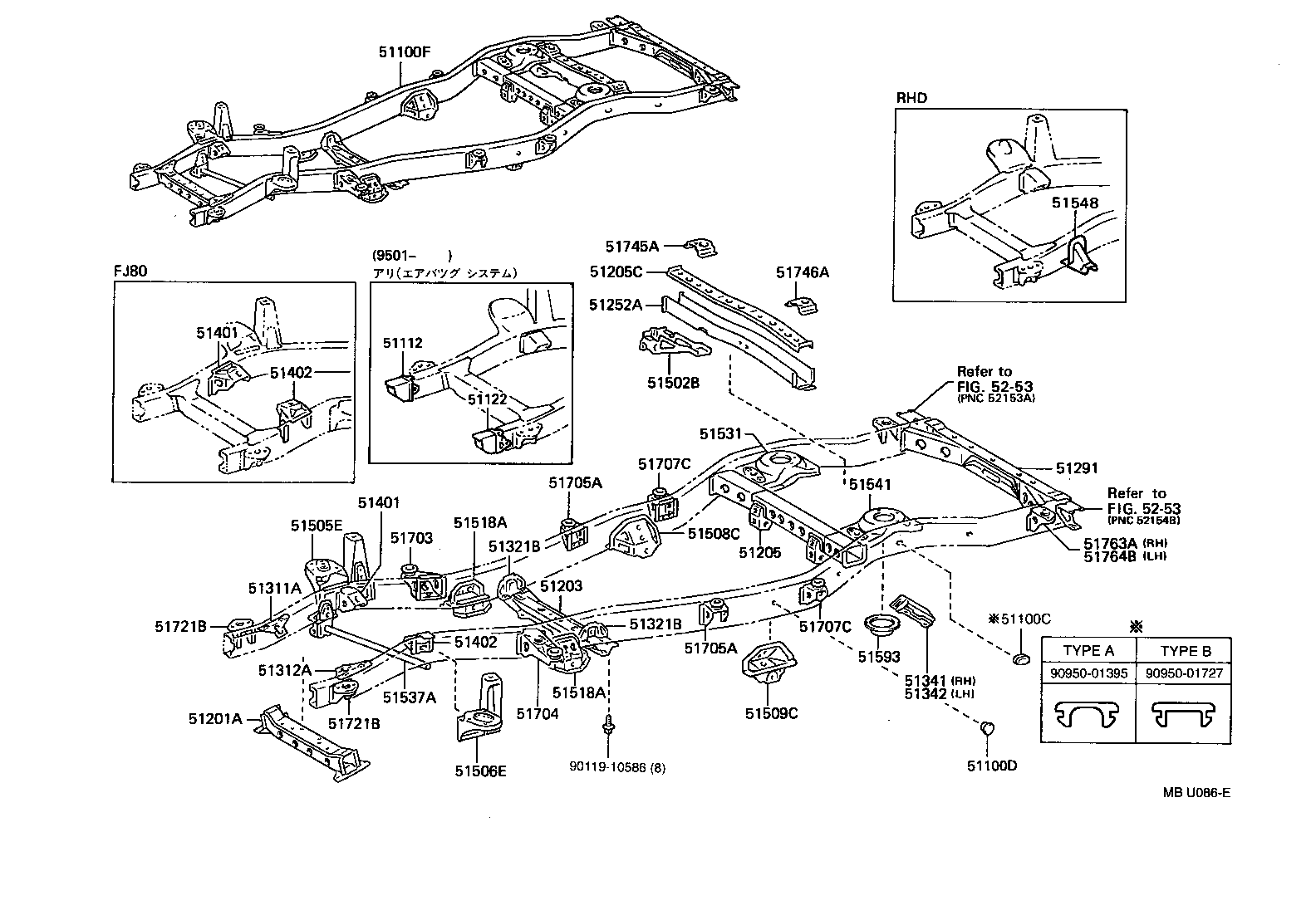 51001-6A311 FRAME SUB-ASSY product image