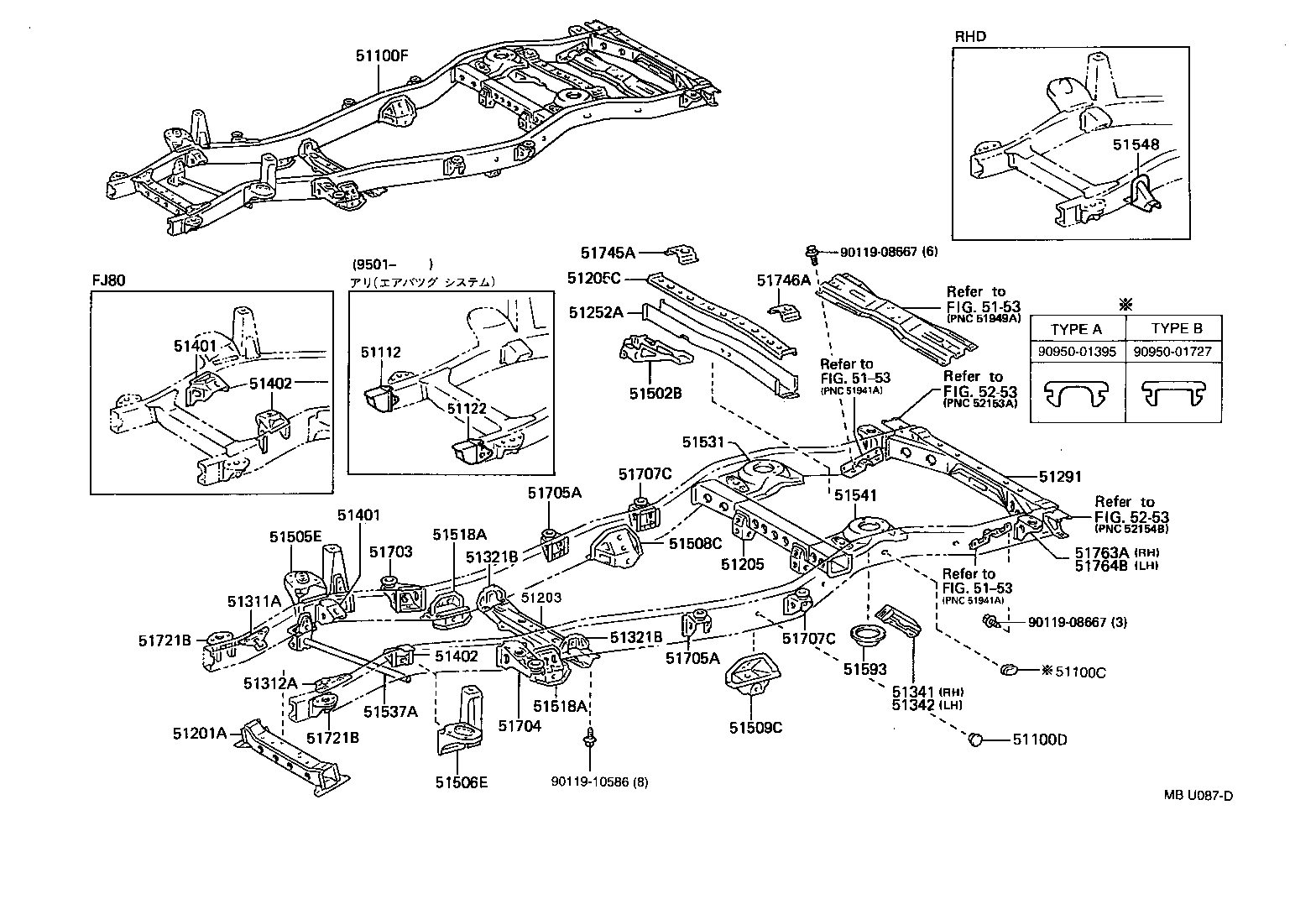 51001-6A311 FRAME SUB-ASSY product image