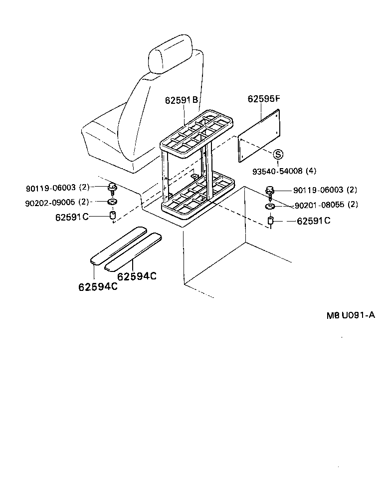 74707-90B02 FRAME SUB-ASSY, HAND GRIP, NO.1 product image