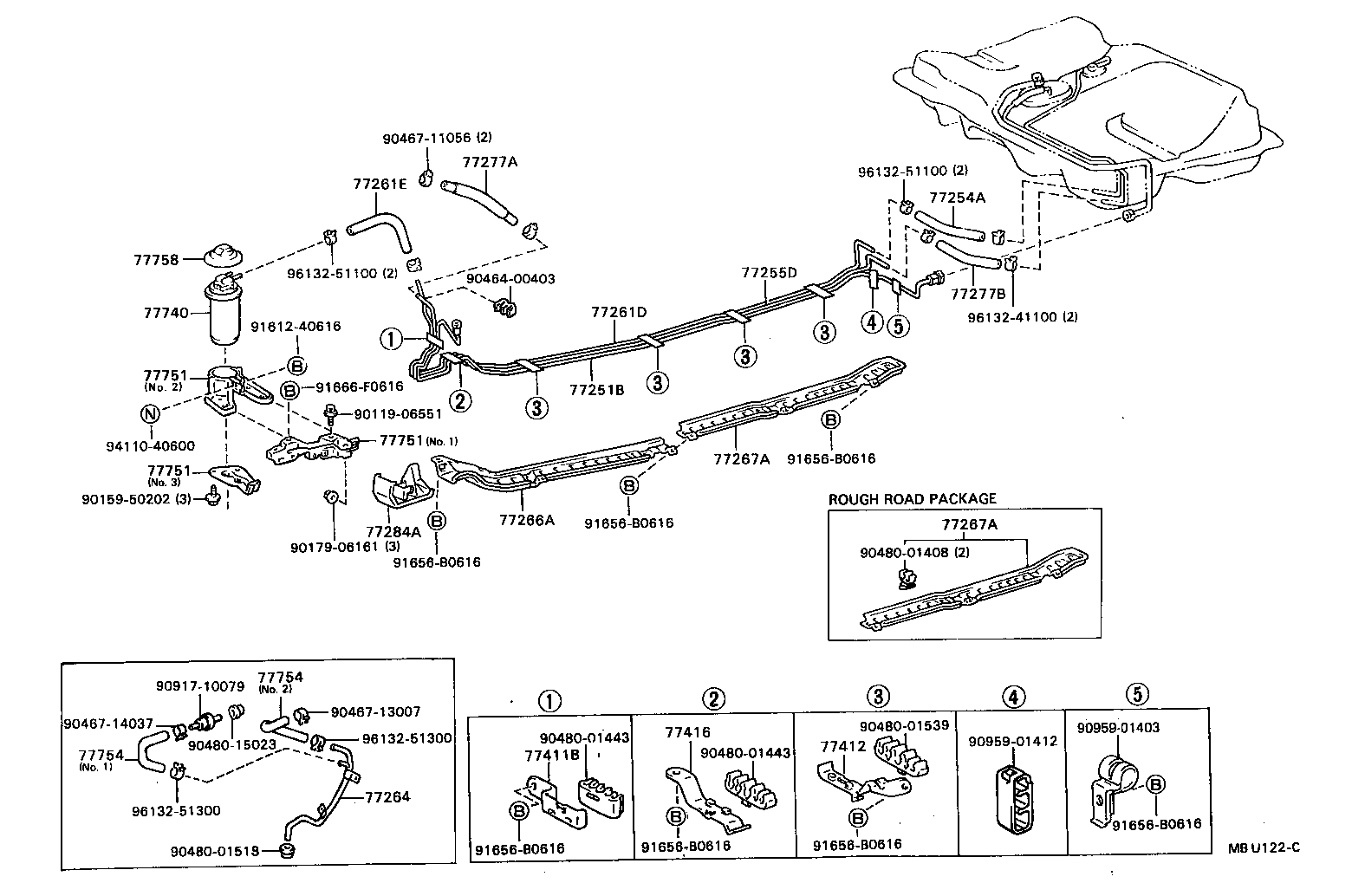 77631-20060 PROTECTOR, FUEL TANK, LOWER CENTER product image